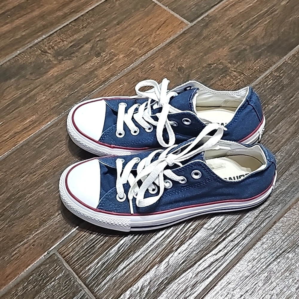 Converse Chuck Taylor All Star OX Double Tongue Low Navy Blue Men's 5 Women's 7